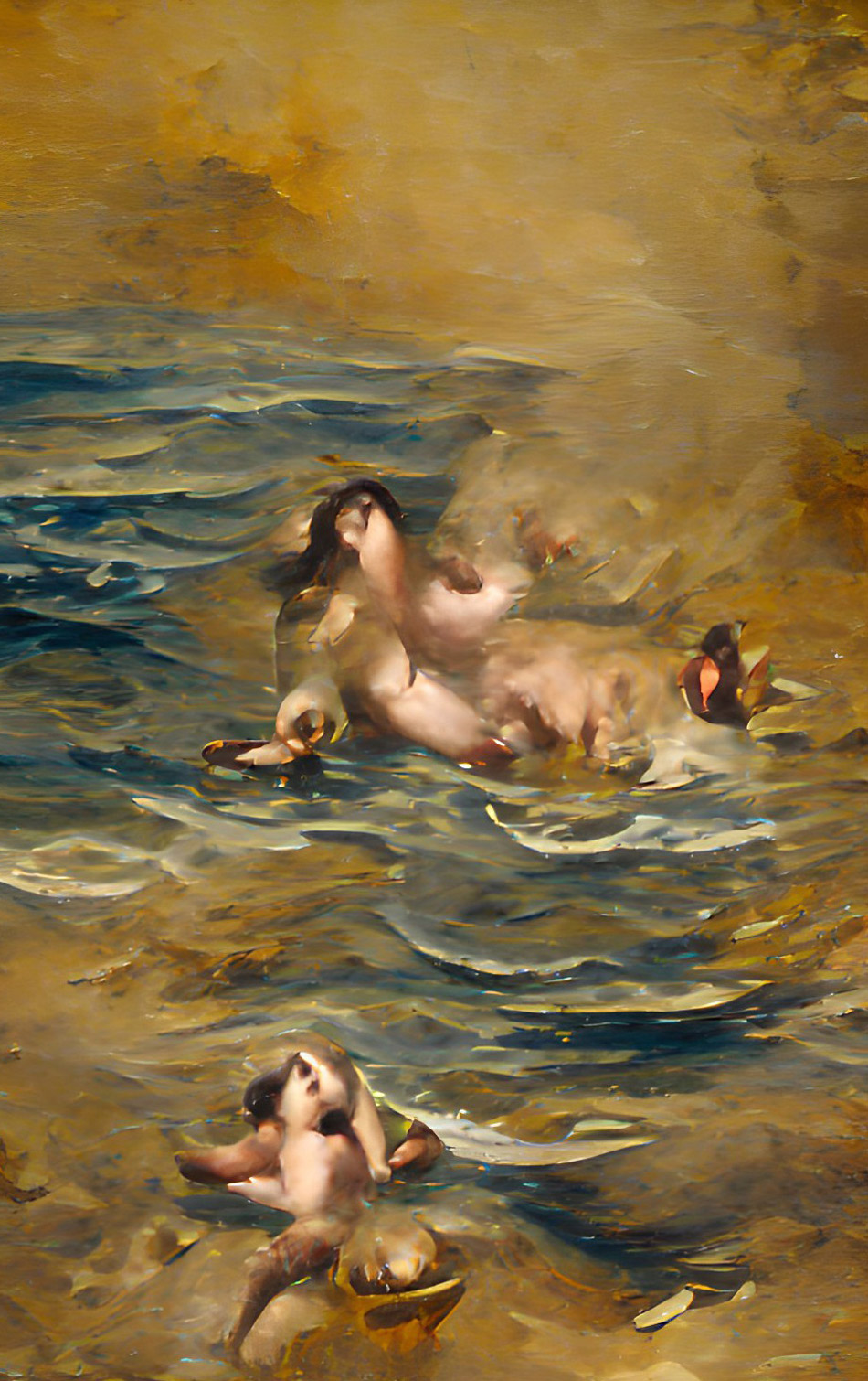 En el mar